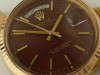 Rolex Oyster Perpetual Stella Oxblood Enamel Dial Day-Date Watch ref 1803 (1974)