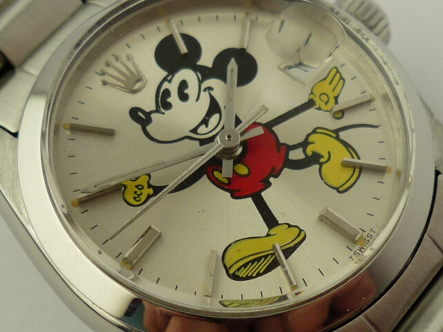 Vintage Rolex OysterDate Mickey Mouse ref 6466 (1987)