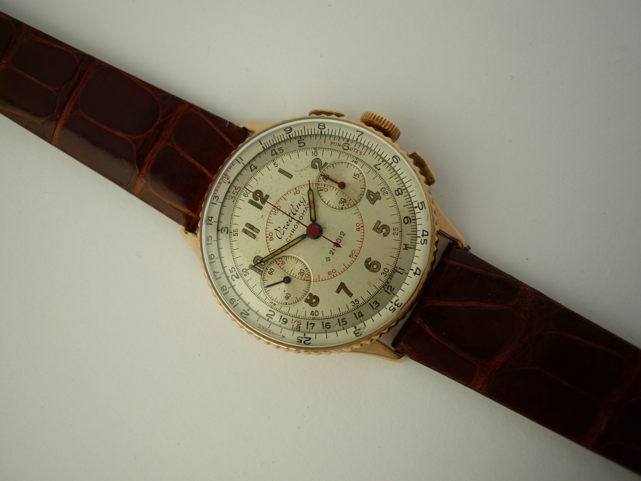 Breitling Chronomat 18ct rose gold ref 769 1942