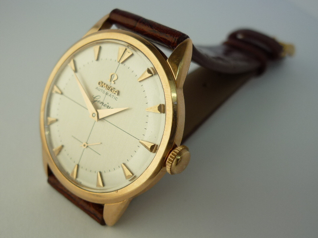 Omega Automatic 18ct Rose Gold Watch ref 2981 (1958)