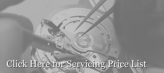 <p>Click here for a Servicing Price List</p>